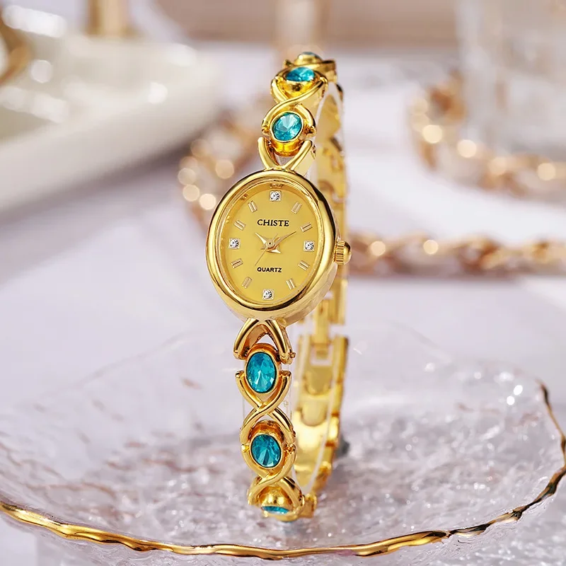Brand Bracelet Quartz Watch Fashion Casual Wristwatch for Women Luxury Student Girl Oval Dial Gift Watch Dropshipping Clock