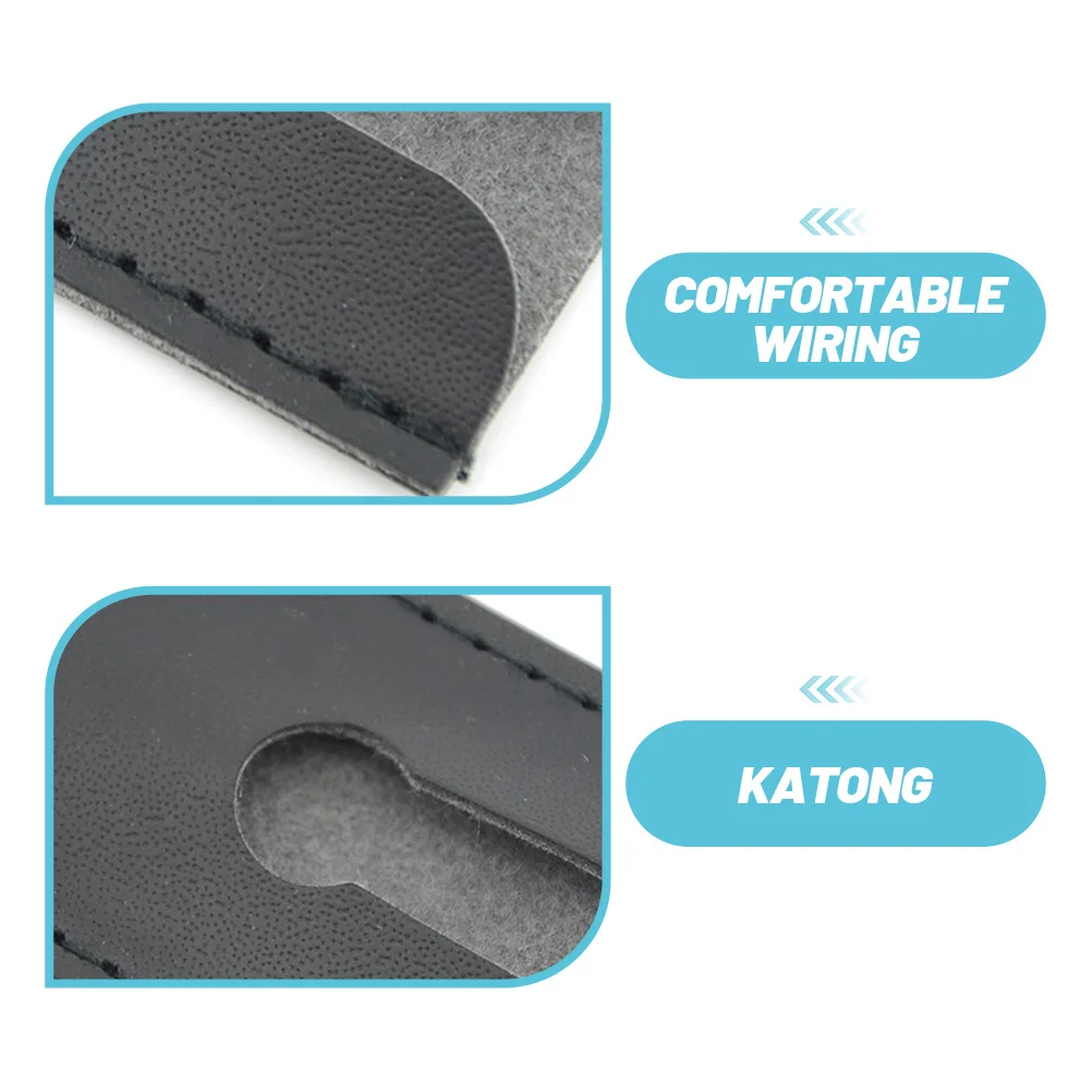 6 قطعة غطاء رأس الحلاقة الآمن PU حافة مزدوجة فراشة دليل الحلاقة السفر حقيبة للتخزين الرجال الحلاقة الملحقات