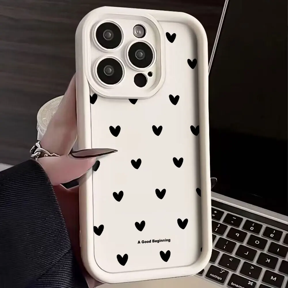A Loving Printout Full Screen Love Phone Case For Xiaomi Redmi Note 9 9S 10 10C 11 12 12C 13 13C 14C A3 K30 Pro Plus 4G 5G Cover