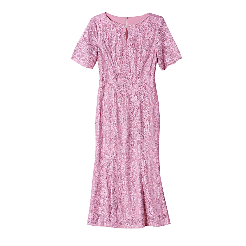 2025年ラグジュアリーシークイン半袖Oネックミディ丈ワンピース春夏ファッションエレガントウェディングドレス韓国ヴィンテージパーティープロム