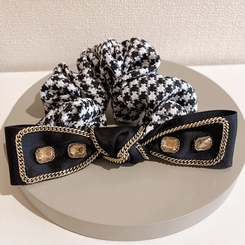 

Fashion Advanced Sense Solid Color Bow Hair Band For Women Girls Sweet Versatile Ribbon Bow Hair Rope Hair Accessories Gifts