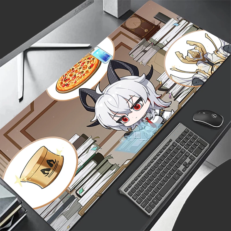 لوحة ماوس مطاطية ملحقات الألعاب ألعاب الكمبيوتر Wuthering Waves Zani Cabinet Carpets مكتب الكمبيوتر حصيرة مكتبية لوحة المفاتيح #1