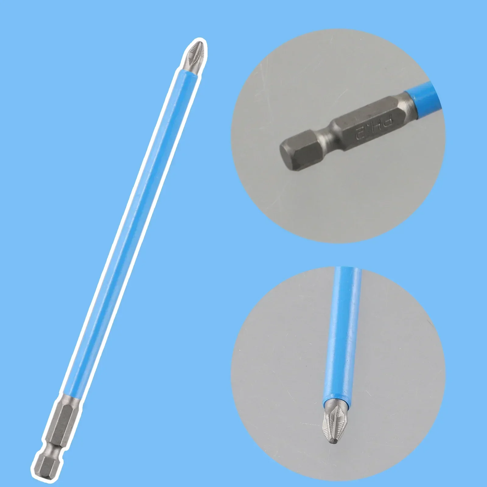 แม่เหล็กไฟฟ้าเจาะลื่นไขควงหัว PH2 25/50/65/70/90 /127/150 มม.มือเครื่องมือสําหรับลมชุดเจาะมือ