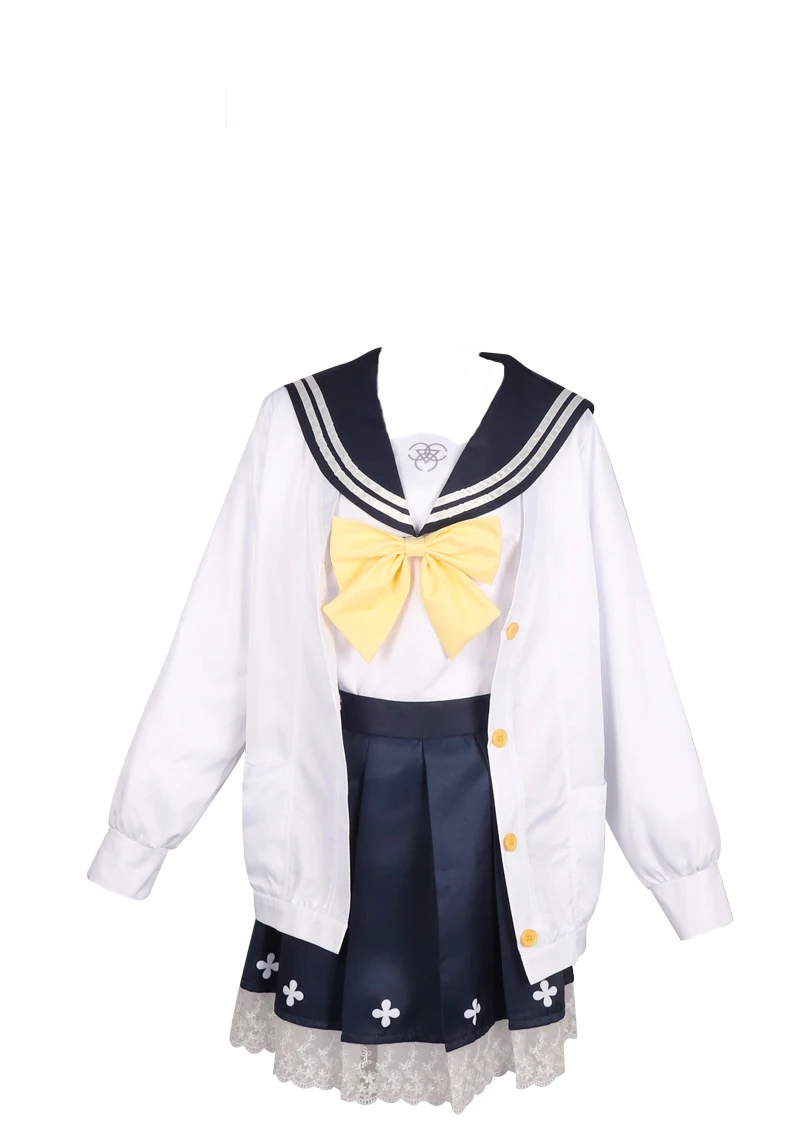 

Белая матросская форма в японском стиле, косплей, аниме, ролевой костюм
