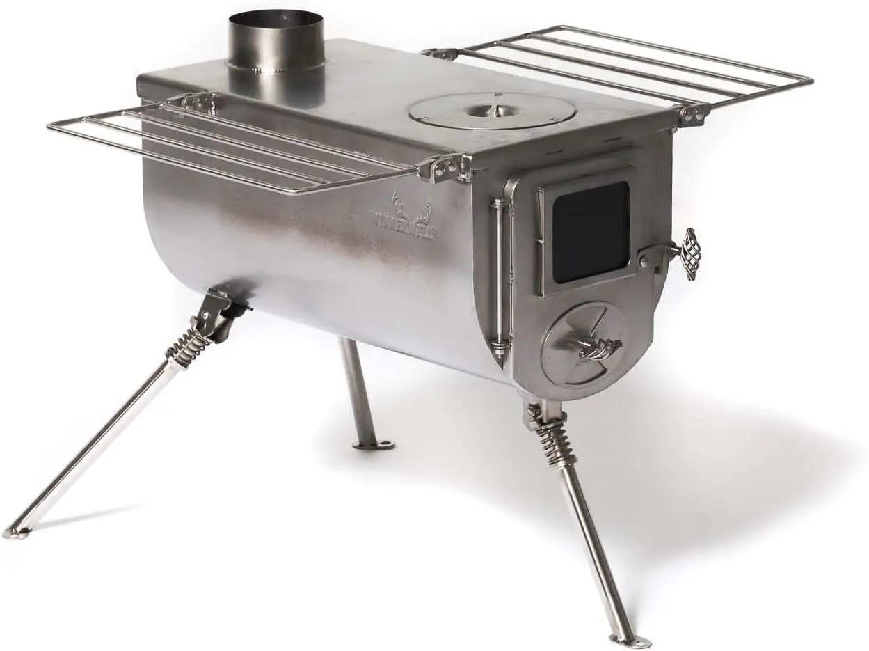 

Tent Stove | Portable Wood Burning Stove for Tents, Shelters, and Camping