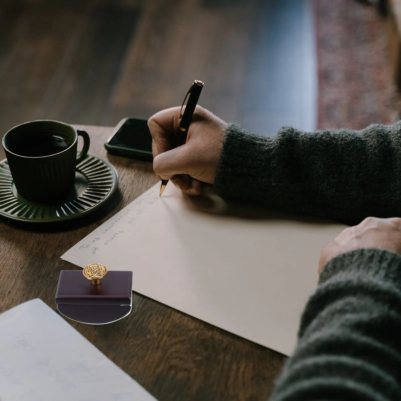 

Набор из 2-х абсорбирующих блоттеров для чернил с деревянной ручкой, быстросохнущие, золотистые и серебристые цвета (случайный выбор), канцелярские принадлежности для стола