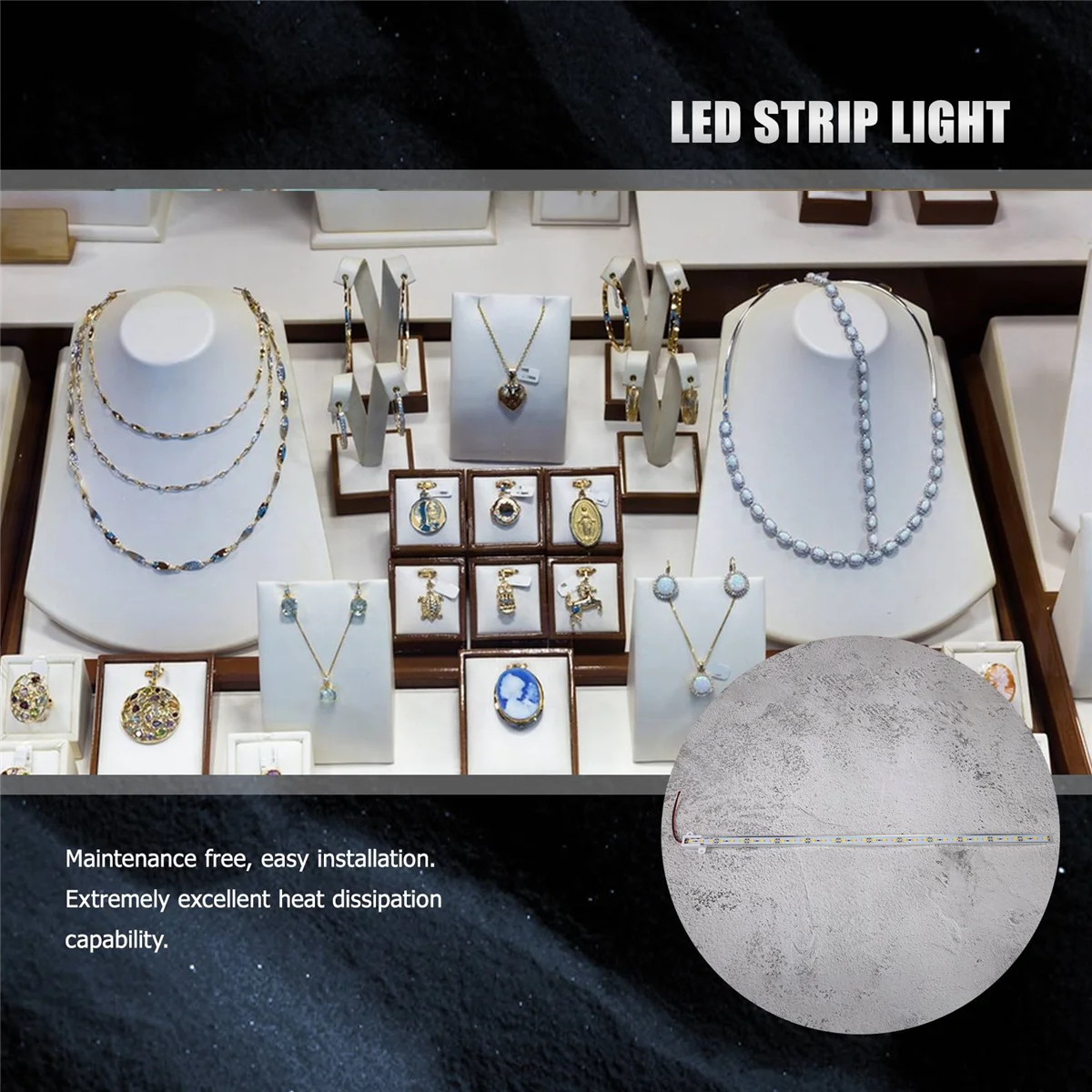 36 LED LED Strip Light 50CM 12V 36 LED 5050 SMD Hard Strip Bar Light Aluminum Rigid Warm White
