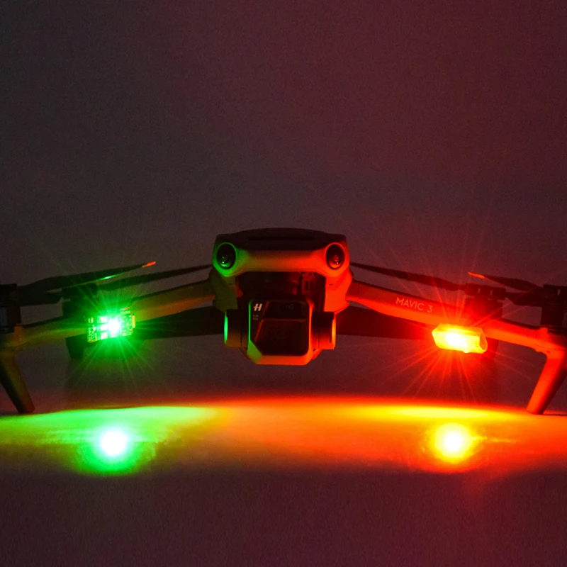 Drone Strobe Licht Kompatibel Für Mini 3 Pro Inspire 2 Pro 3 Farbe Einstellbare Anti-Kollision Licht für Drone 6KM Sichtbar