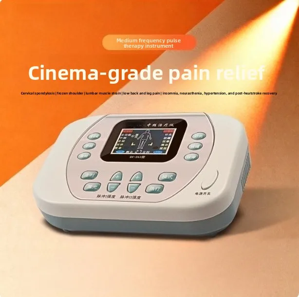 Medium-frequency therapy device, home multifunctional physical therapy machine, cervical meridian heat therapy