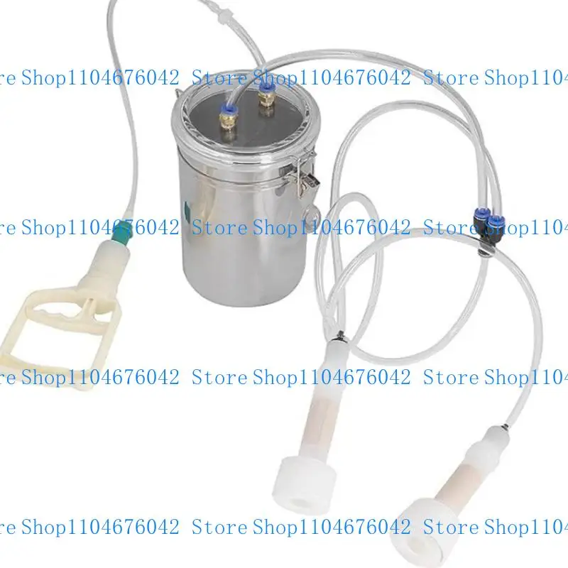 5asd Portable Goat Milking Machine Breast Pumps Hand Vacuum Plastic Sheep Equipment for Small Farm Operations