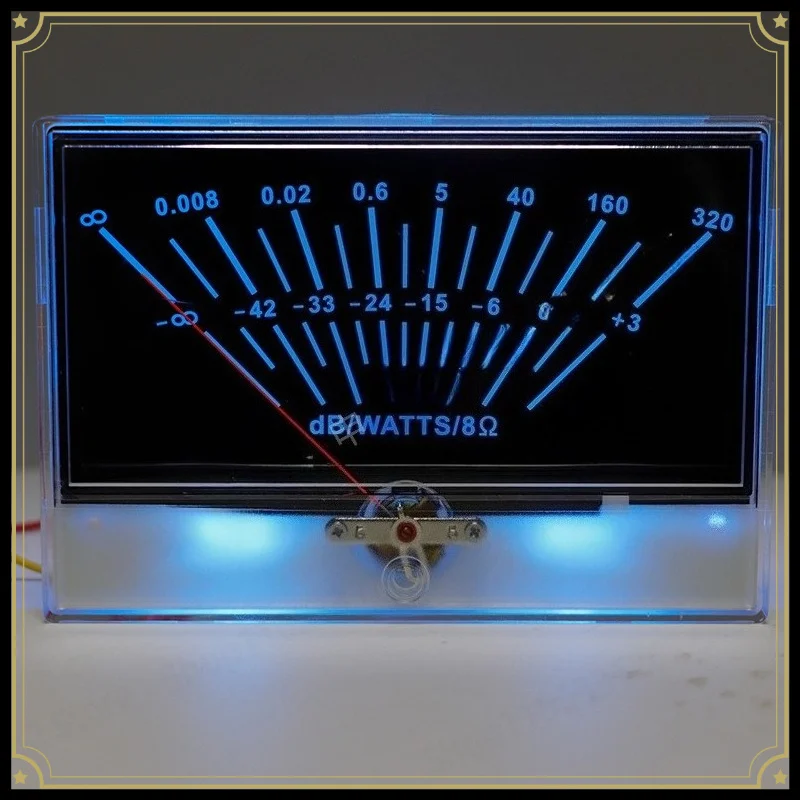 High Precision P-134 Power Amplifier Power Meter Head Pointer Digital Volume Audio Meter VU Level Meter