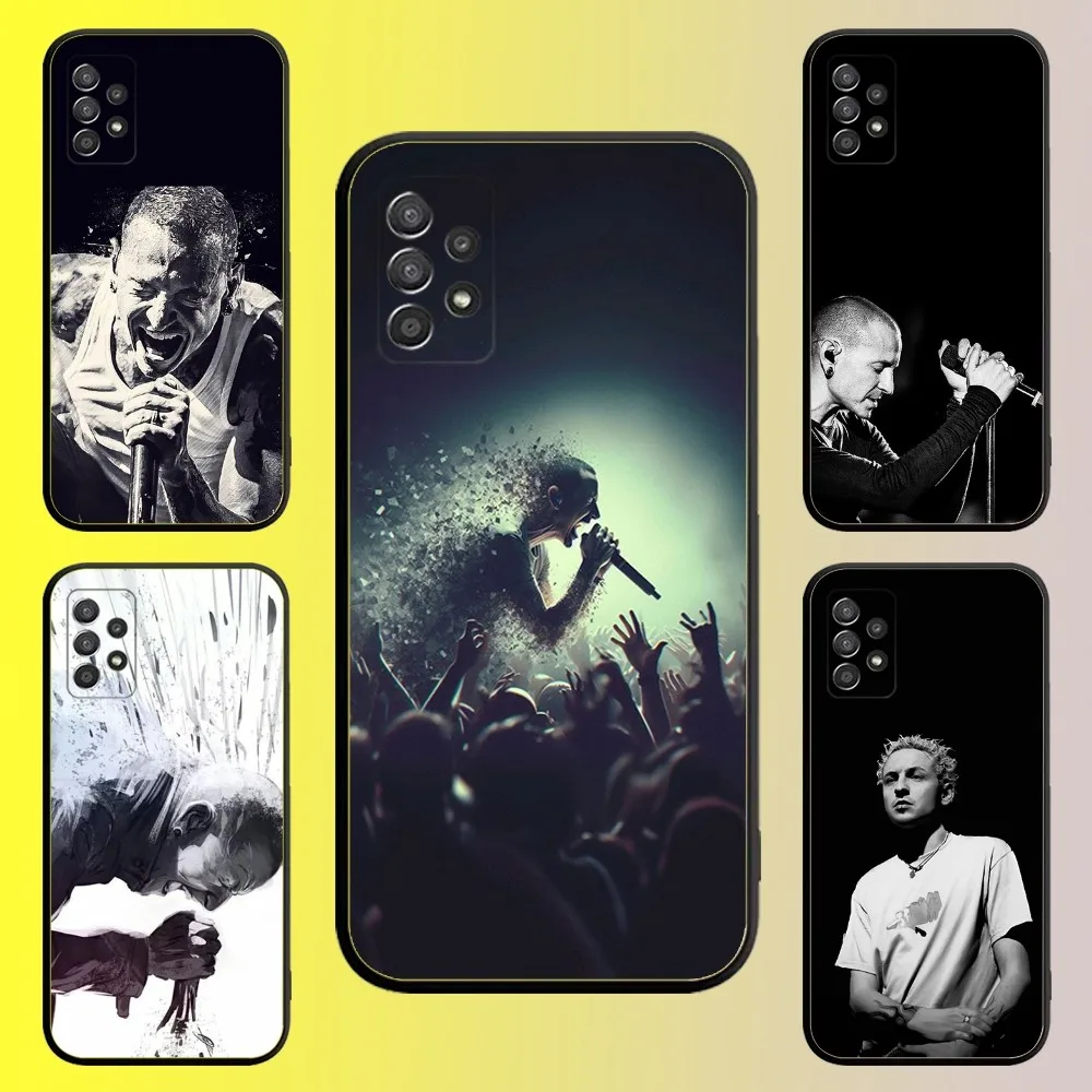 Rock Singer C-Chester B-Bennington Phone Case For Samsung Galaxy A13,A21s,A22,A31,A32,A52,A53,A71,A80,A91 Soft Black Shell