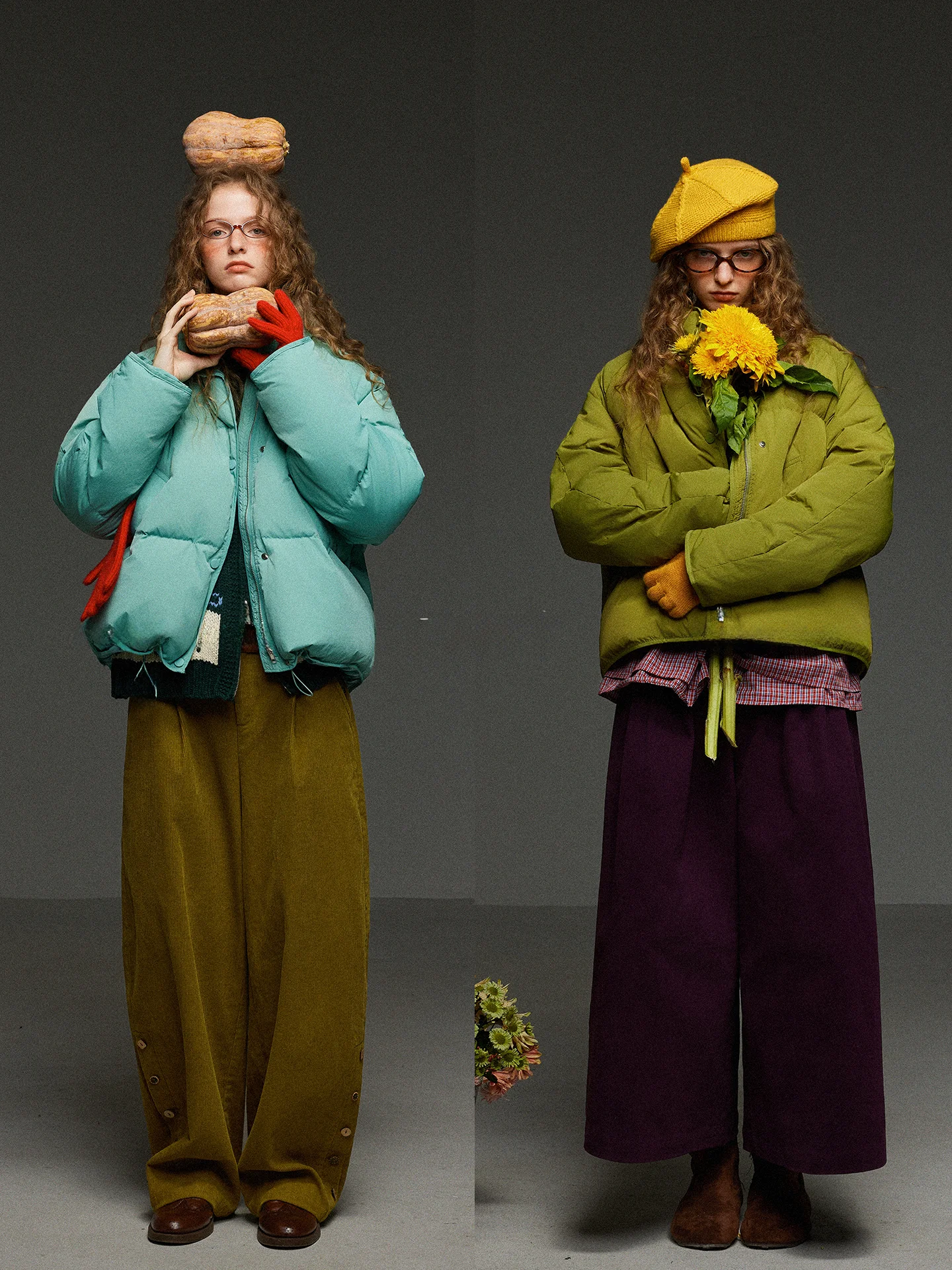 

Retro Simple Color Stand Collar 90 White Du down Puffer Jaet Women Winter Loose Casual Warm Bread Sle Coat