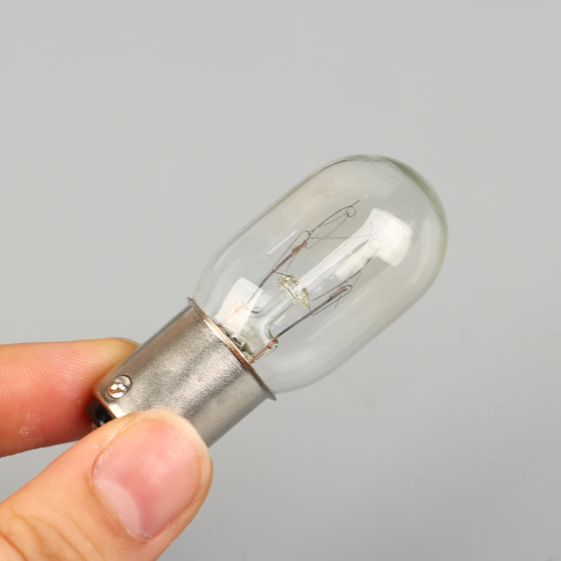 1pcs/set 220V Sewing Machine LED Bulb E12/BA15D/E14 15W Threaded /Plug-in Incandescent Lamp Corn Fridge Lighting Craft Warning