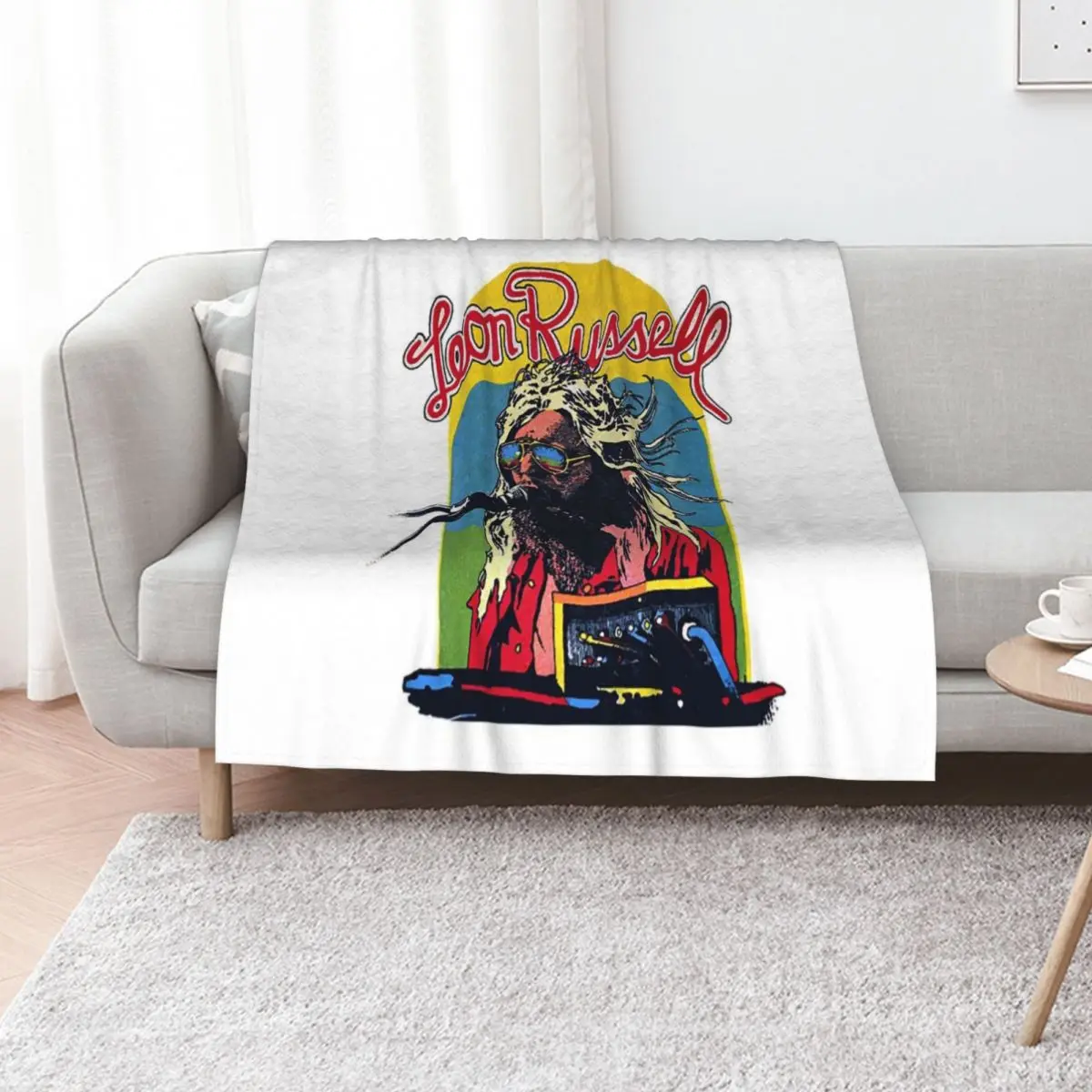 Leon Russell T-ShirtLeon Russell Throw Blanket Soft Plush Blanket as Housewarming Gift