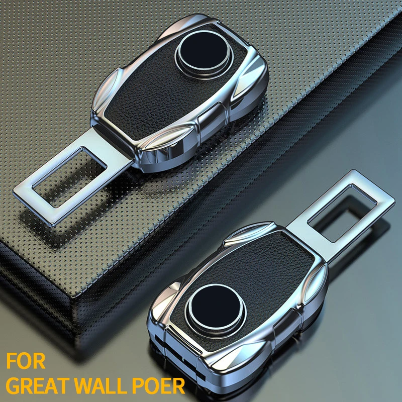 Seat Belt Buckle Extender Plug For Great Wall GWM Poer P11 P12 Car Safety Front Row Safety Belt Extension Buckle Accessory