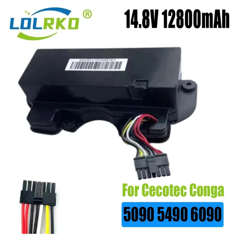 

New 14.8V 12800mAh 100% CECOTEC CONGA 5090 6090 5490 Mopping Robot Battery Pack Netease Intelligent Manufacturing NIT Model