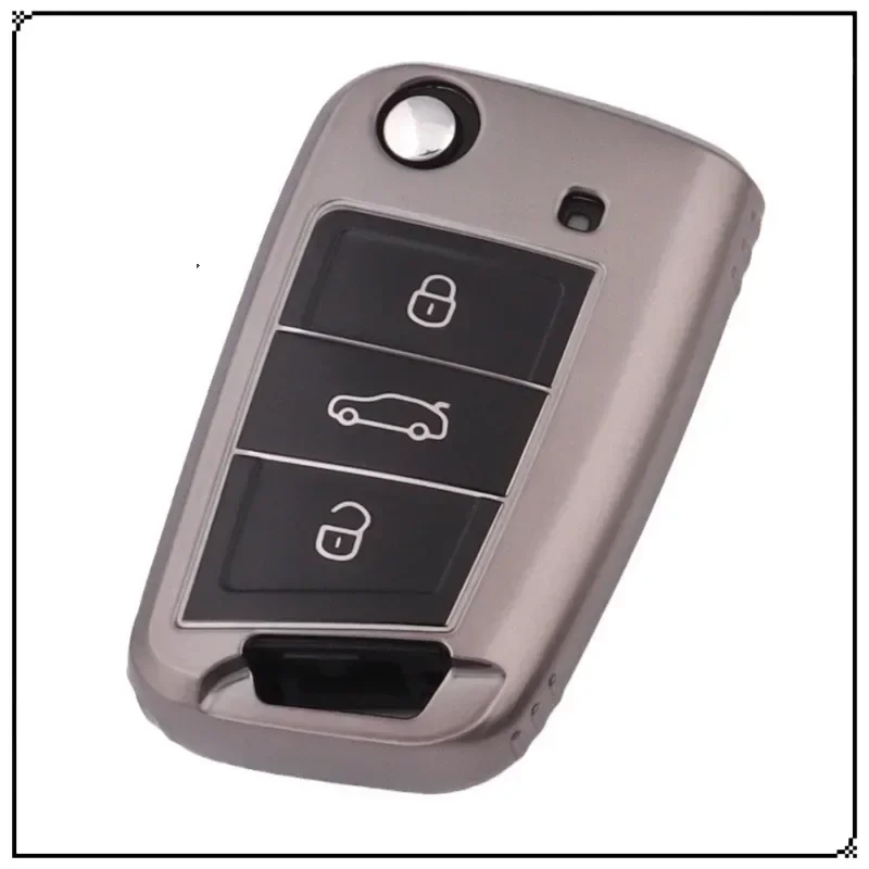 

Applicable Volkswagen Golf7 Key Cover Lamando SKODA Octavia Superb Tiguan TPU Car Protection Key Case Key Case Auto Supplies New