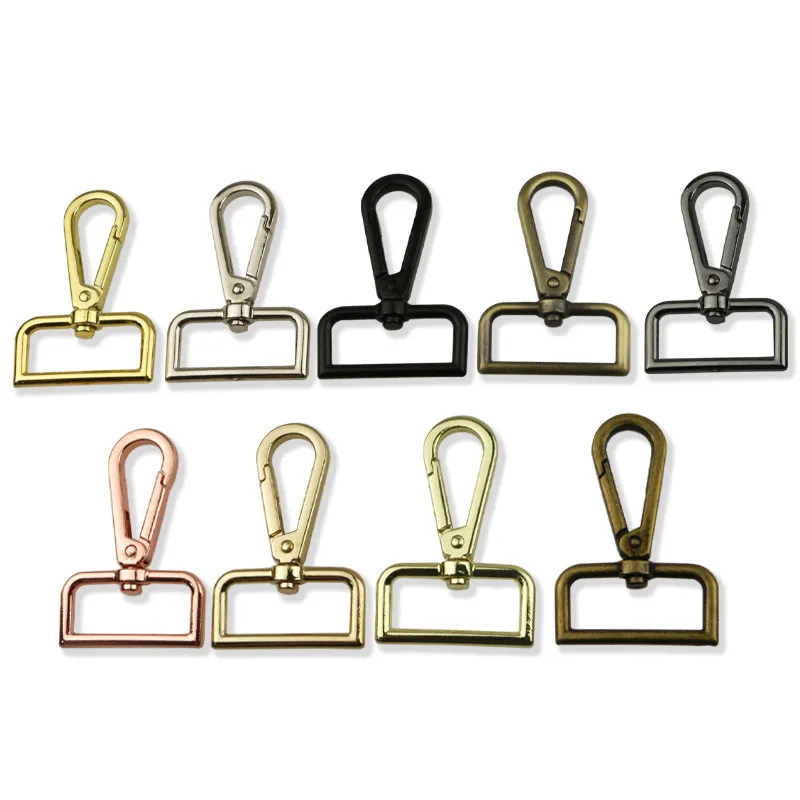 

15/20/25/32mm Metal Buckles Swivel Clasp Handbag Strap Lobster Clasp Trigger Snap Hook DIY Craft