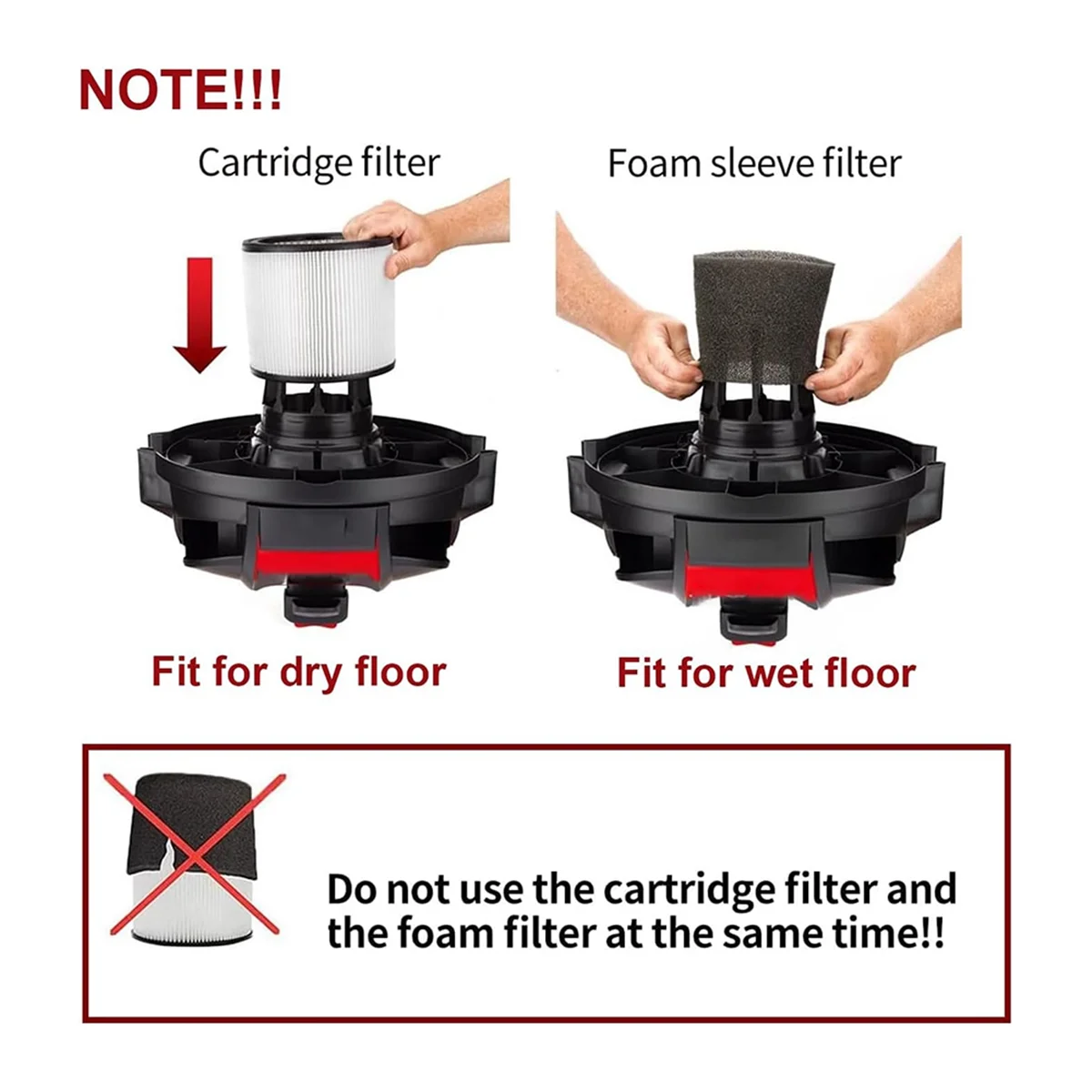 Filtro de substituição HEPA para Shop-Vac, Aspirador a seco e a úmido, 90304, 90350, 9033,5 Galão