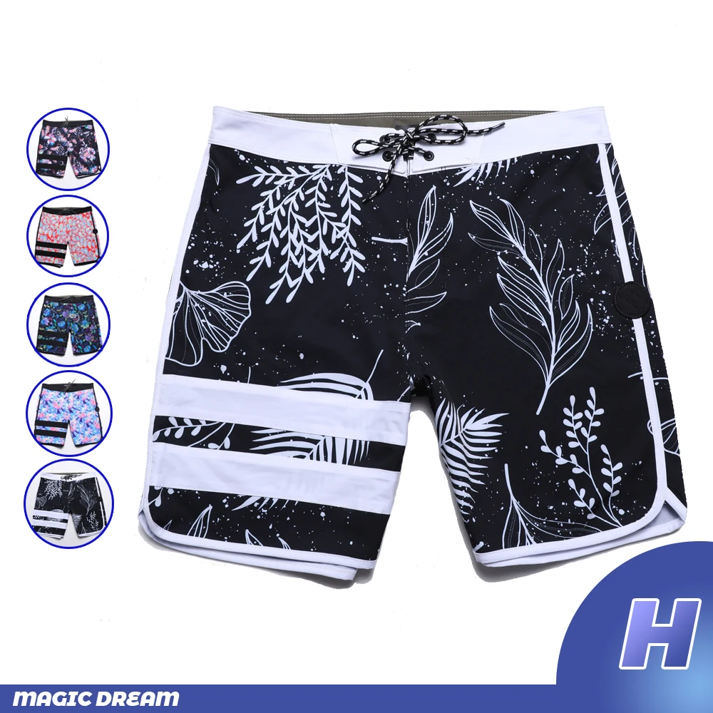 Shorts Phantom Beach impermeáveis para homens, shorts Bermuda, shorts de banho secagem rápida, roupas de mergulho casuais, moda praia plus, novo, verão