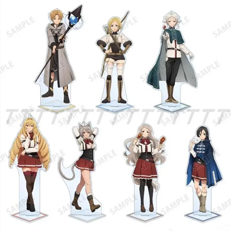 Anime Rudeus Erisu Sylphiette Roxy Migurdia Greyrat Acrylic Stand Doll Game Figure Model Plate Cosplay Toy for Gift