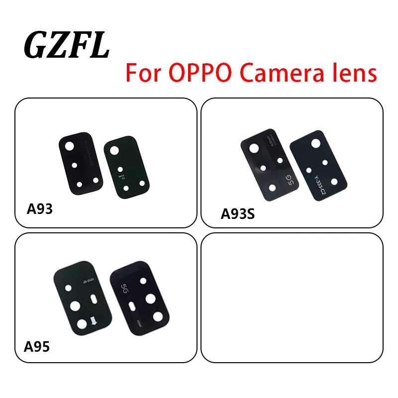 

Rear Back Camera Glass Lens For OPPO A95 A93S A93 A94 WithAdhesive Glue Replacement Part