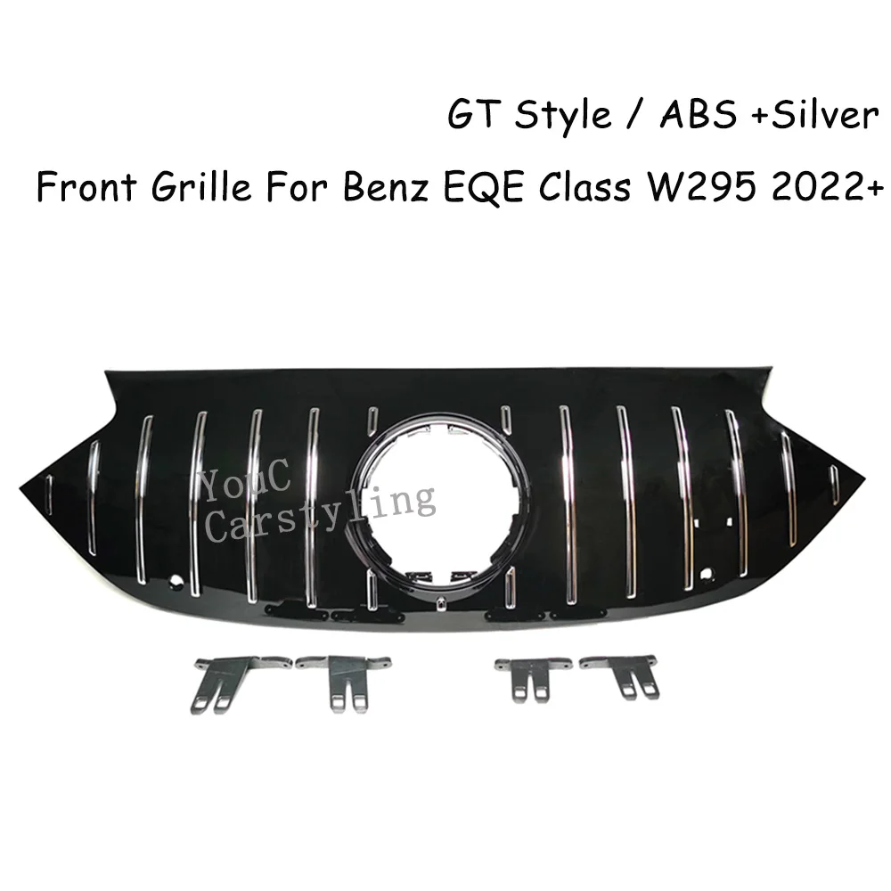 

W295 GT Style Front Bumper Grill For Mercedes EQE Class V295 EQE350 EQE500 2022+ (Not For EQE SUV)