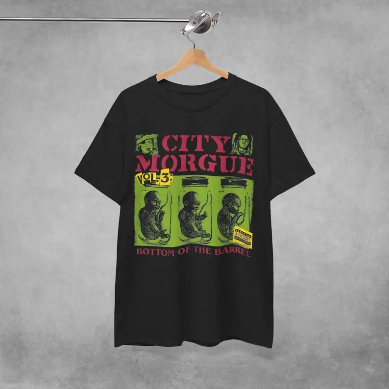 

City Morgue Bottom of The Barrel Album T-Shirt - Zillakami Merch - Sosmula Merch - Alternative Band Tee