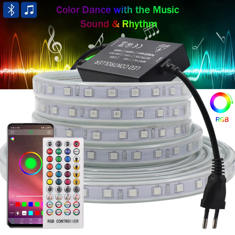 bluetooth-rgb-220v-ledストリップライト-5050-60led-防水-音楽同期-リモコン付き-1500w-eu-us-uk-auキット-コントローラー付き-部屋-パーティー-バー装飾