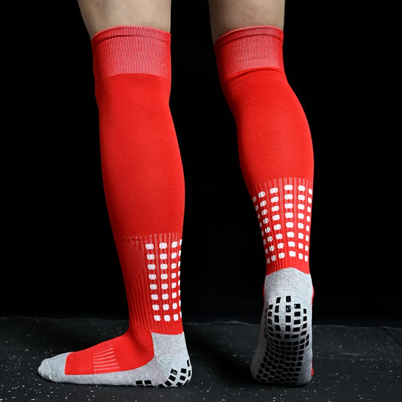 Women Long Football Soccer Socks Sports Socks Men Long Silicone Anti Slip Grip