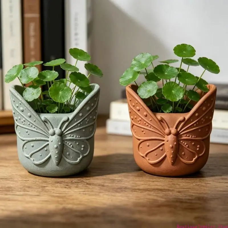 E1PE Creative Silicone Mould To Make Butterfly Design Flower Pots And Gifts