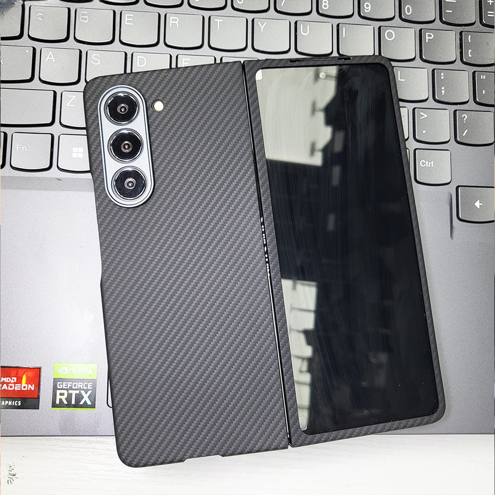 

Dropshipping Aramid Carbon Fiber Case For Samsung Galaxy Fold 5 Fold5 Shell Ultra-thin Anti-drop CASE Cover