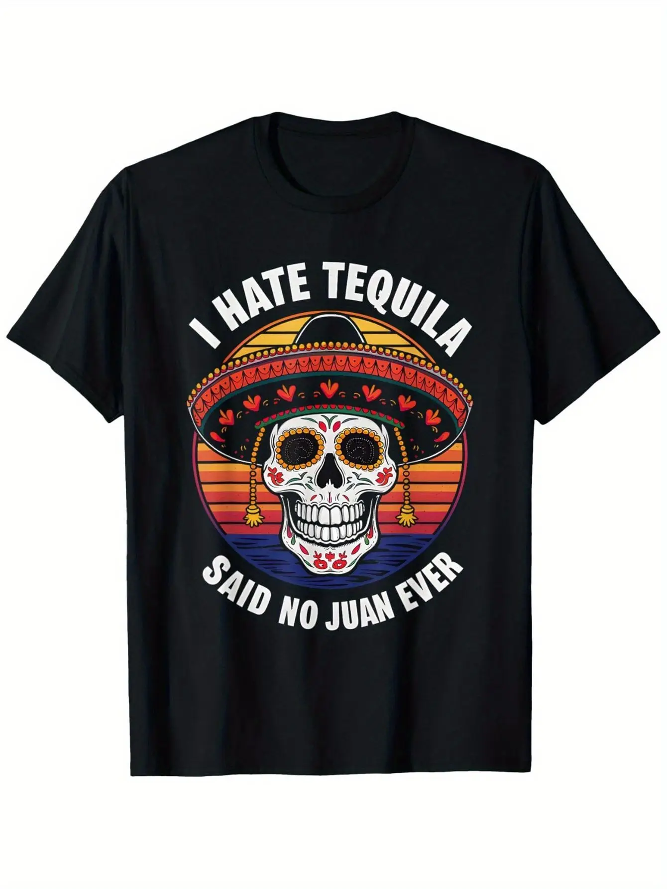 

Men's Round-neck Short-sleeved Shirt Halloween Element Pattern Anime Clothes Harajuku Streetwear Vintage T ShirtPure Cotton Soft