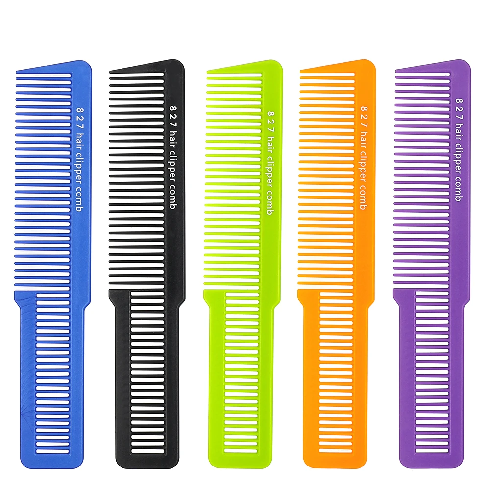 

Professional Electroplated Clipper Comb 3 Colors Barber Comb Stylist Styling Tool Accessories Salon Anti-static Hair Cut Comb