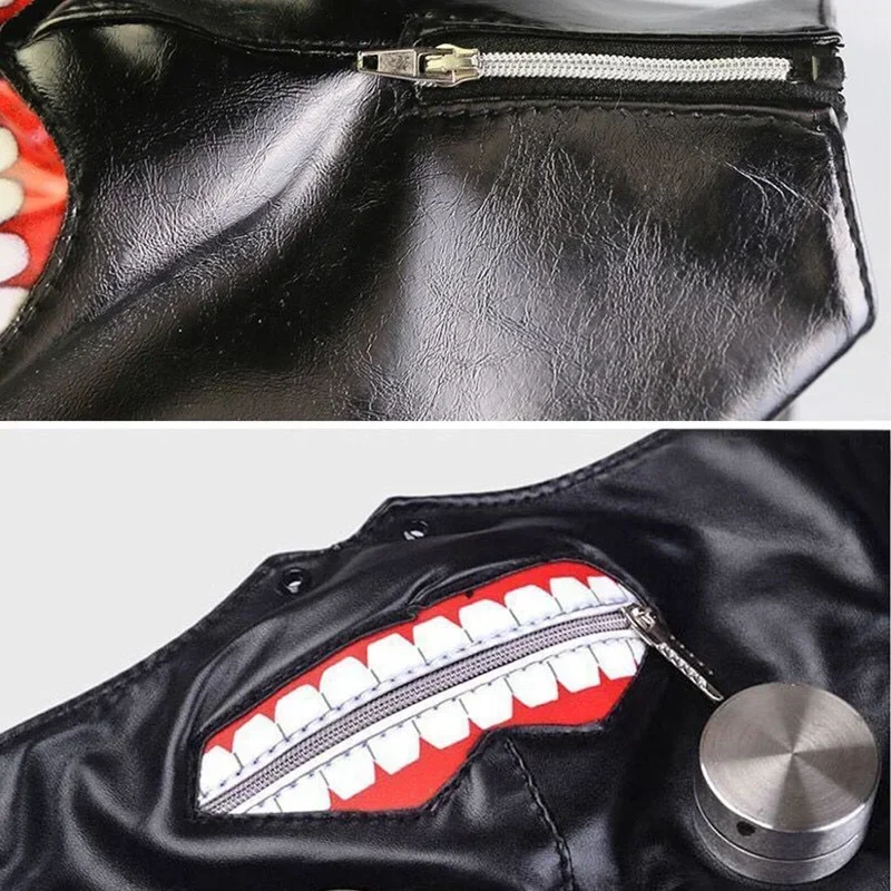 Anime Tokyo Ghoul Kaneki Ken Masker Cosplay Kostuum Shirt Short Tops Mannen Vrouwen Halloween Party Outfit