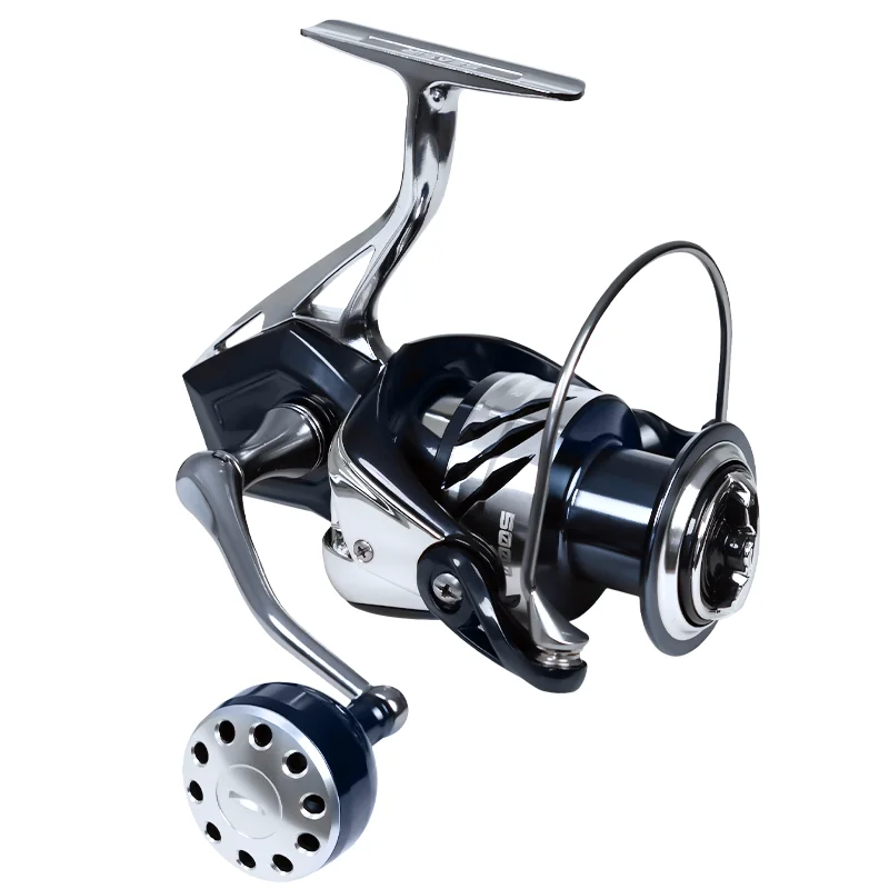 SEASIR Contra Spinning – Carrete metálico para pesca de grandes peces - imagen 4