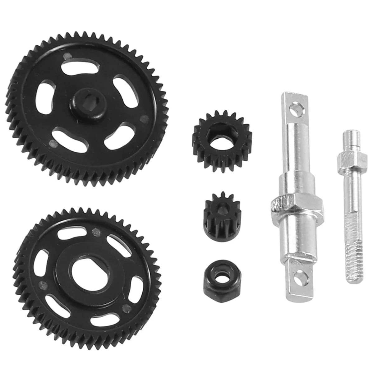 A72Z 2X Transmission Steel Spur Gear Set for 1/24 RC Crawler Axial SCX24 AXI90081 AXI00002 C10 AXI00001 Upgrade Parts