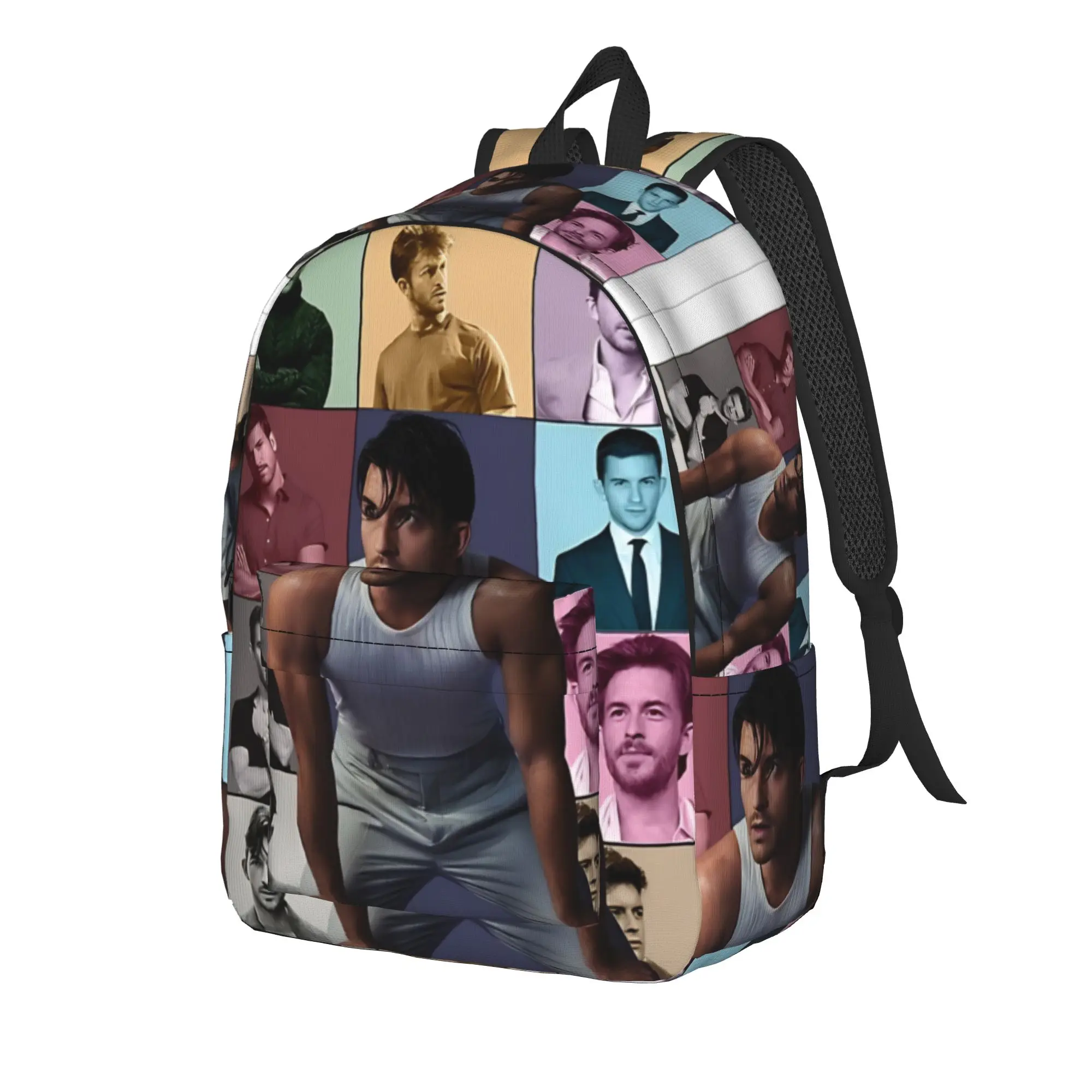 Jonathan Bailey The Eras Tour  Backpack  Male Polyester University Backpacks Lightweight Leisure High School Bags Rucksack