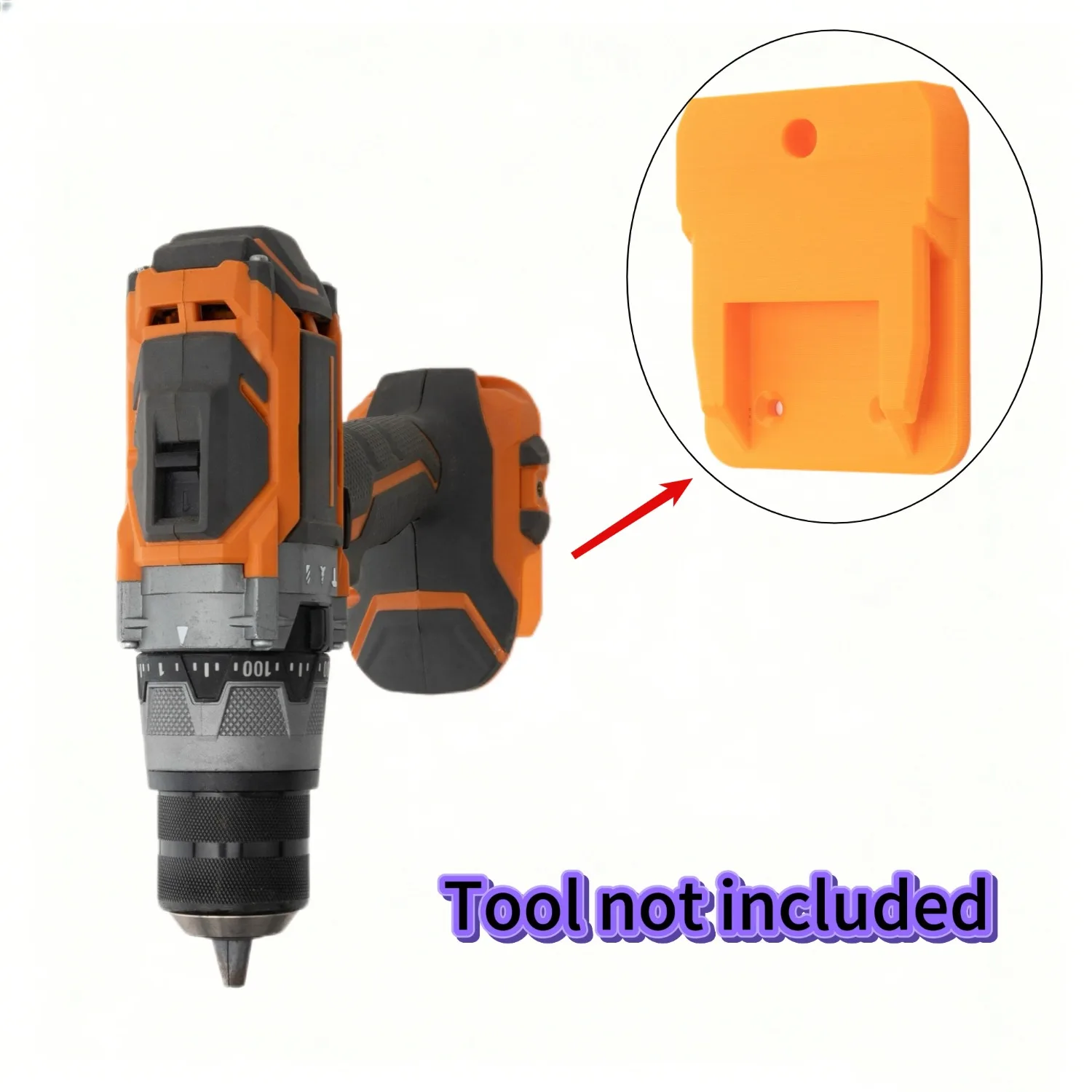 

2PCS Is Suitable for Ridgid AEG 18V Series Battery Power Tools Placement Fixing Frame Storage Bracket Accessories