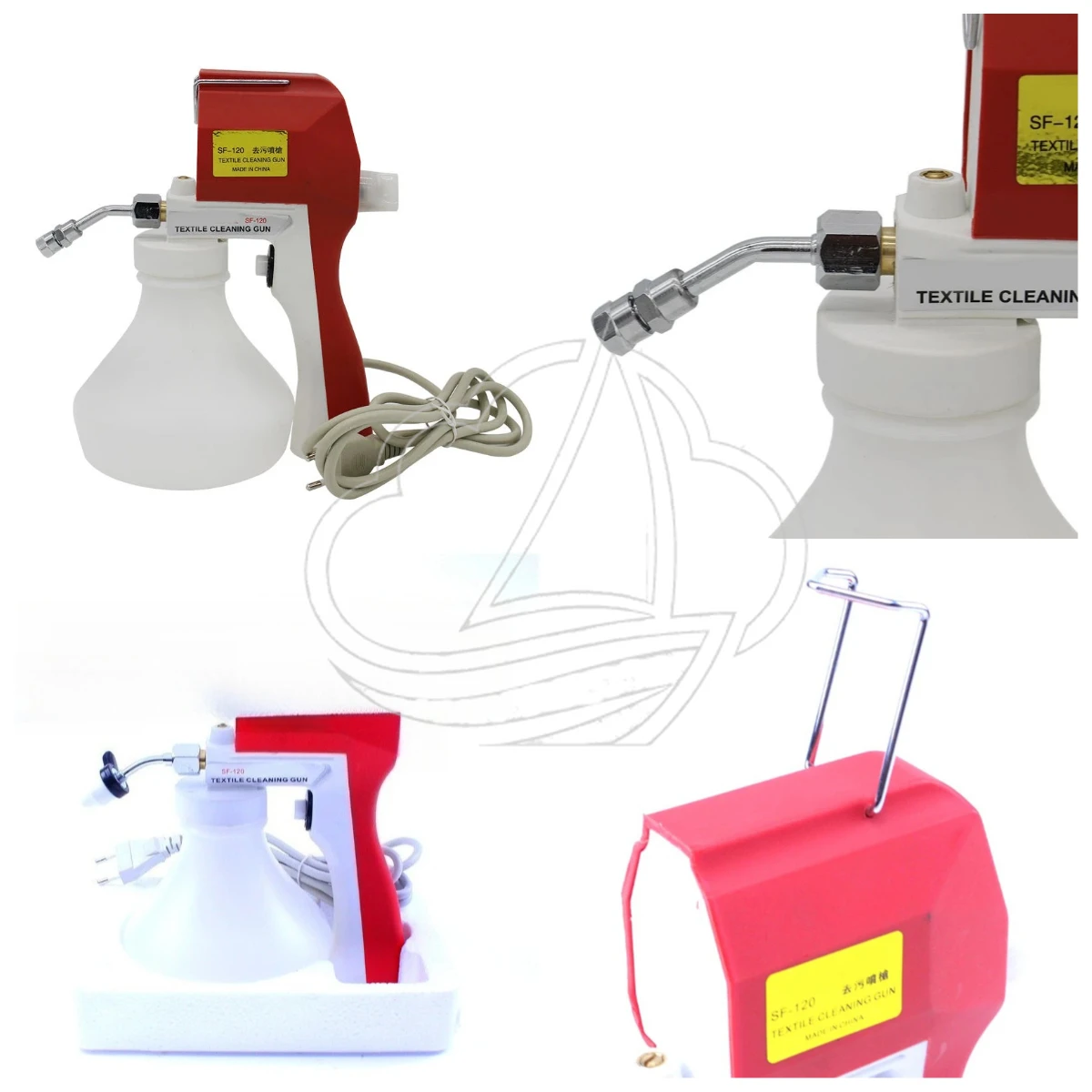 Electric Elbow Cleaning Gun SF-120, Special Spray Gun for Textile Decontamination, High Pressure Washing Equipment