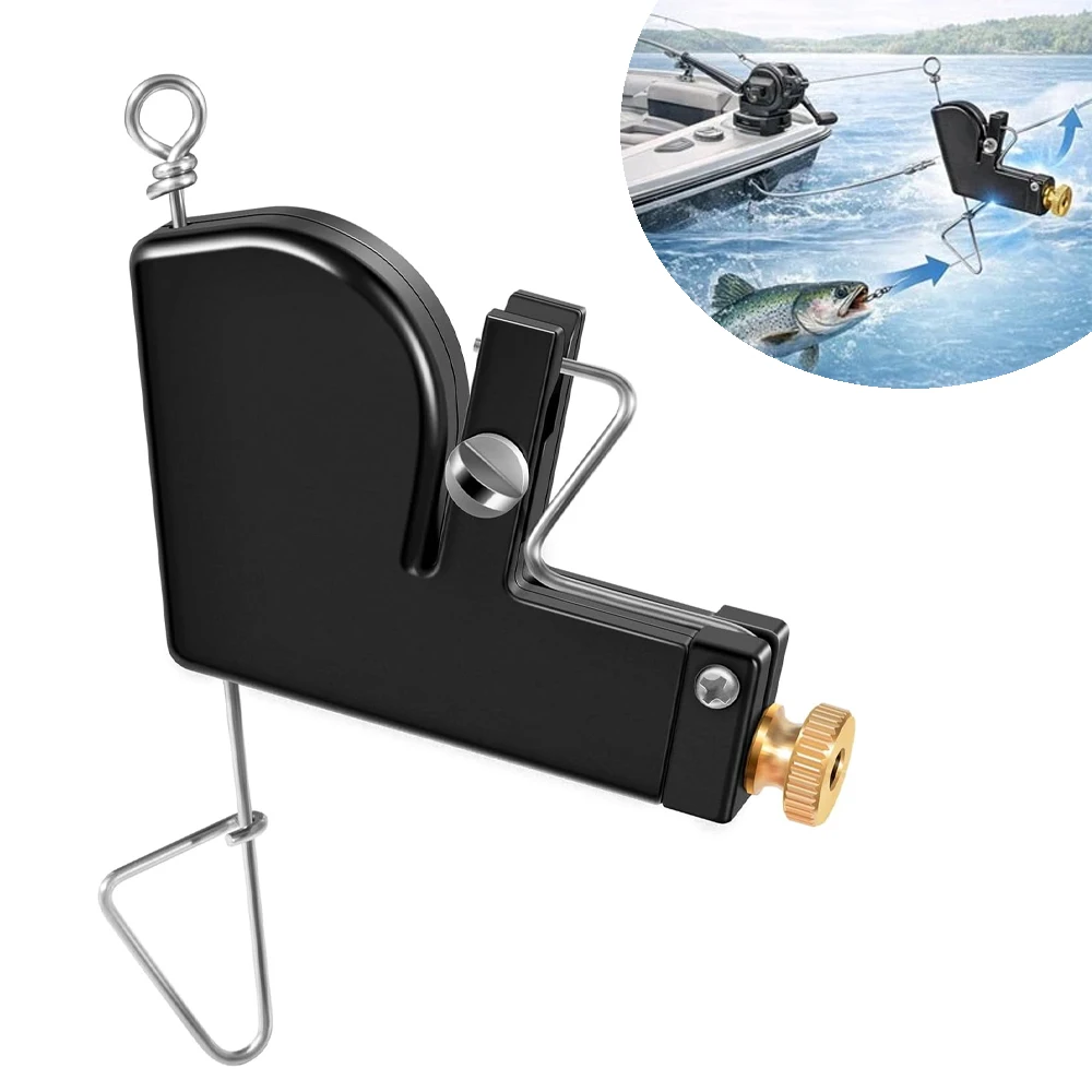 107 Downrigger Release Clip, Clip - Heavy Duty  for Anglers Adjustable 0–4.5 lb Tension, Vertical & Horizontal Adjustments