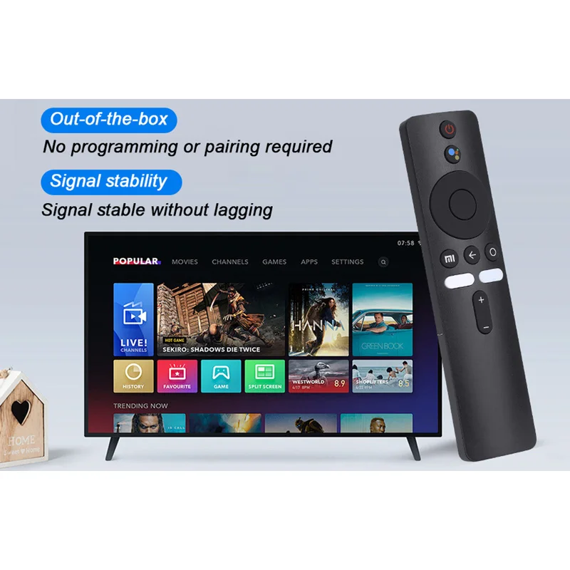 ل Xiaomi MI Box S MI TV Stick صندوق التلفزيون الرقمي 4A 4S سلسلة البحث الصوتي بلوتوث التحكم عن بعد استبدال الملحقات #3