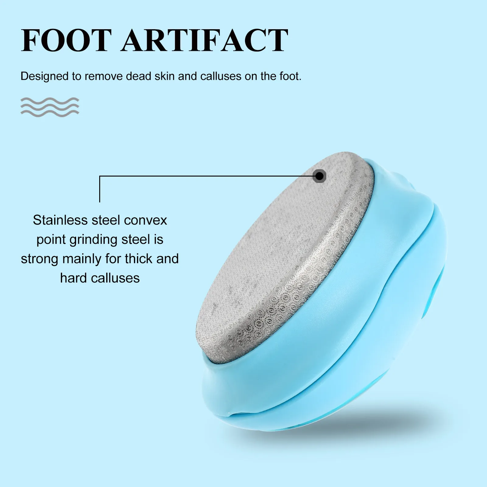 1Pcs Nano Glass Pedicure Stone Adorable Creative Callus Remover Multipurpose Foot Scraper for Household Pedicure Dead Skin