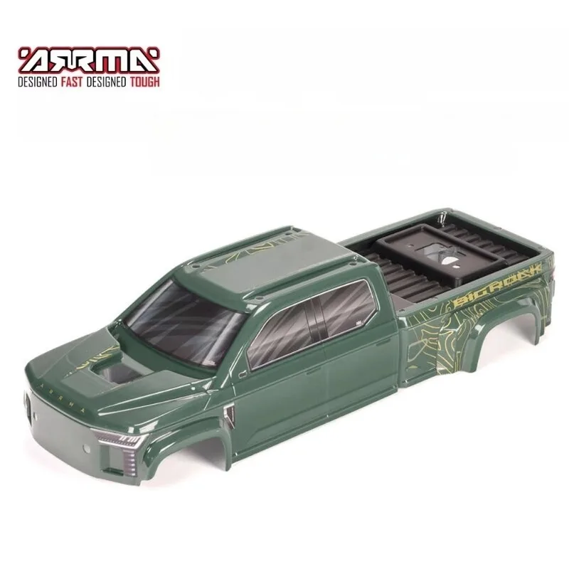 ARRMA ARA-1379 1/10 Big Rock V4 4x4 BLX RTR Monster Truck Body Shell Replacement Accessories Black/Green/Blue (No Accessories)