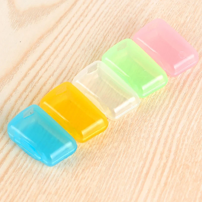 10 pz spazzolino da denti copricapo custodia Cap portatile viaggio escursione spazzola da campeggio proteggere spazzolino da denti organizzatore di stoccaggio rifornimento del bagno