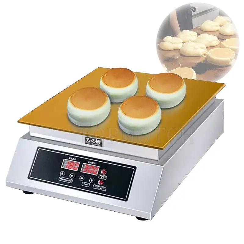 Electric Dorayaki Baker Fluffy Cupcake Maker Commercial Digital Display Souffle Baking Machine