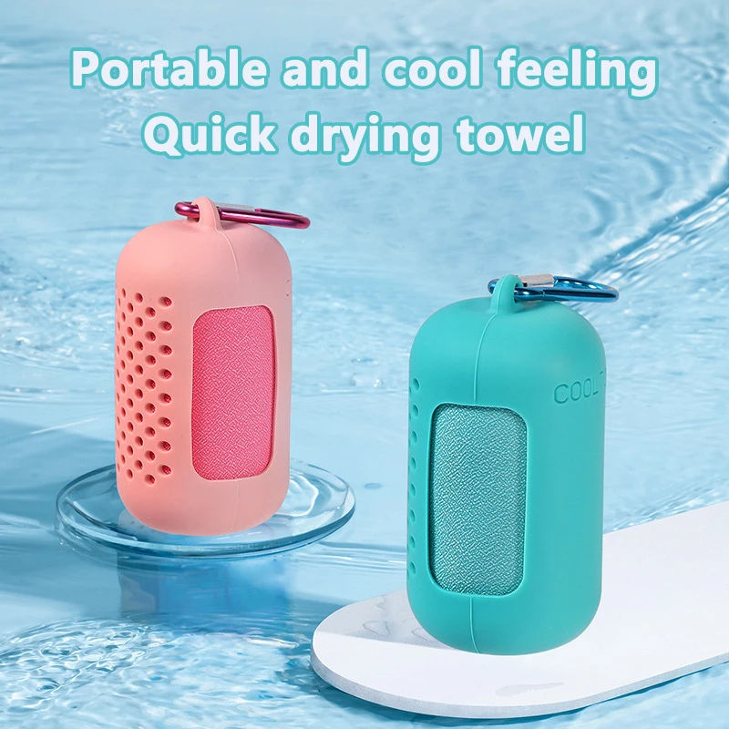 Outdoor Microfiber Quick Drying Sports Cooling Ice Towel Cold Sports Towel Fitness Cool Towel Camping