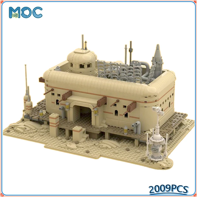 

Best discount MOC Building Blocks Mos Pelog Cantina Movie Series Space Battle Modle Bricks UCS Assembled Children Toy Gifts