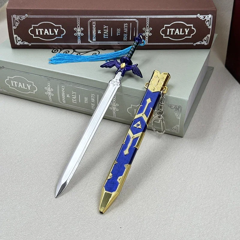 22cm LoZ Link Master Sword Tears of the Kingdom Breath of the Wild Game Replica Metal Weapon Model 1:6 Action Figure Gift Toys